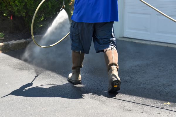 Asphalt Powerwashing in Oroville